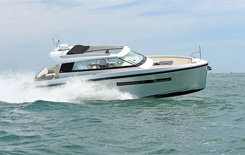 From Powerboat & RIB magazine. The Delta 33 Coupé. 